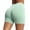Green, variant on asjyhkr Womens Athletic Shorts High Waist Quick Drying Workout Shorts Breathable Leggings Running Yoga Underwear Shorts