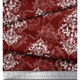 thumbnail image 2 of Soimoi Cotton Poplin Fabric Filigree Damask Fabric Prints by Yard 42 Inch Wide, 2 of 3