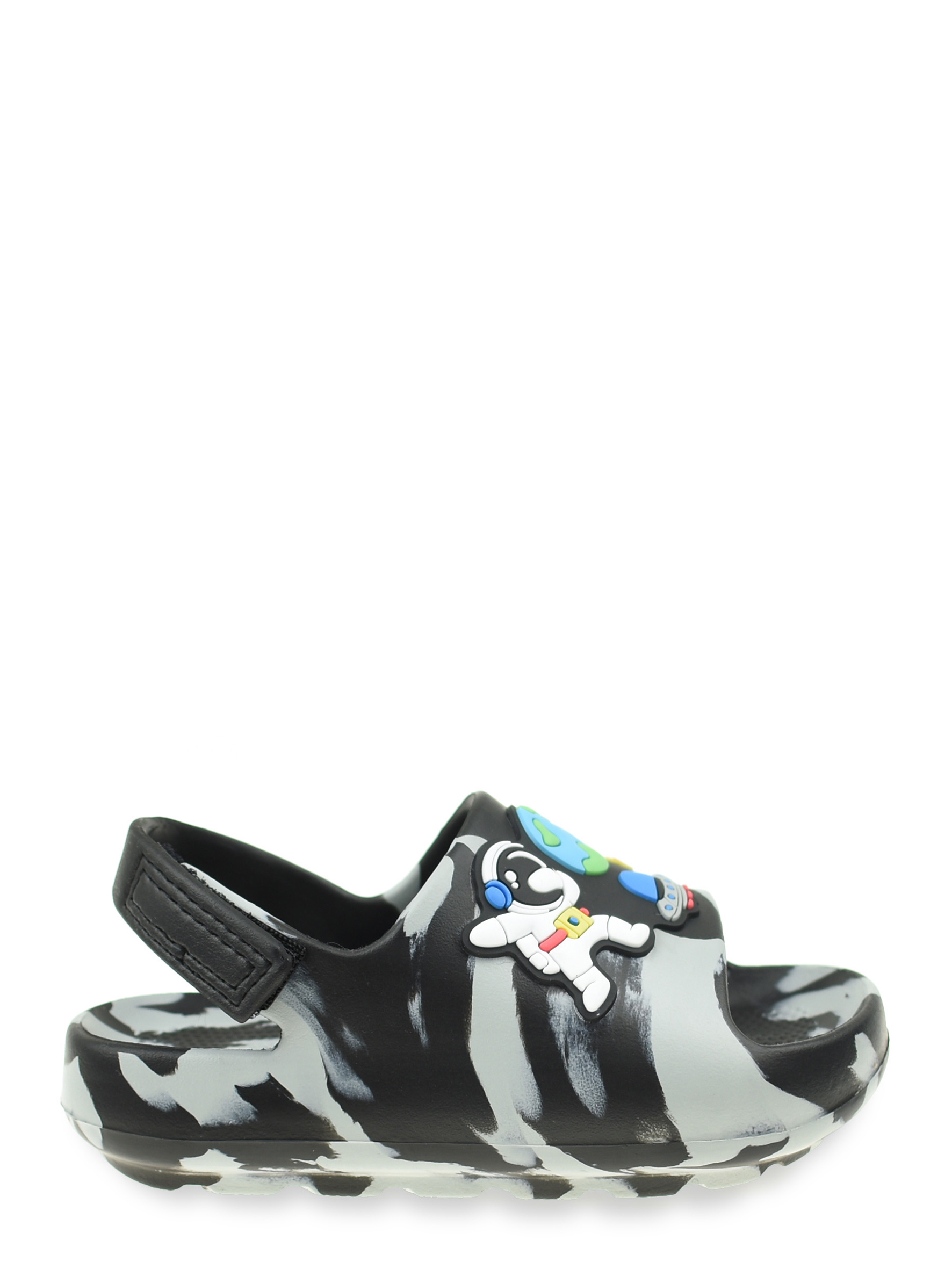 Wonder Nation Toddler Boys Astronaut Icon Slide Sandals