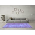 thumbnail image 3 of Ahgly Company Machine Washable Indoor Rectangle Abstract Blue Modern Area Rugs, 7' x 9', 3 of 4