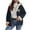 Printed jackets-Black, variant on Gamivast Fuzzy Fleece Lined Jackets for Women Lightweight Hooded Long Sleeve Sherpa Coats Oversized Full Zip Outerwear with Pockets Travel Fall Fashion Sweatshirts