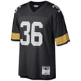 thumbnail image 2 of Men's Mitchell & Ness Jerome Bettis Black Pittsburgh Steelers Big & Tall 1996 Retired Player Replica Jersey, 2 of 3