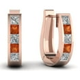 thumbnail image 3 of Huggie Diamond Hoop Earring, 3 of 63