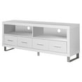 thumbnail image 3 of Monarch Hollow-Core TV Console in White with Drawers, 3 of 5
