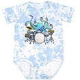 thumbnail image 3 of Inktastic Cute Blue Octopus Drumming Boys or Girls Baby Bodysuit, 3 of 5