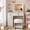 023 Off White, variant on Women Makeup Vanity Desk with Mirror and 11 Lights, 3-Colour Hollywood Brighter Bulbs, Vanity Table with Large Drawers and Tiers of Open Shelves for Bedroom Dressing Room White