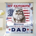 thumbnail image 3 of My Favorite Persian Calls Me Dad. Happy Father's Day Shower Curtain Cat Lover Kitten Owner Gifts Waterproof Bathroom Bathtub Curtain - 00005, 3 of 5