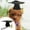 Black, variant on 2025 Pet Graduation Cap â Adjustable Black Doctoral Hat with Tassel for Small & Medium Dogs/Cats, Photo Prop & Party (Polyester)