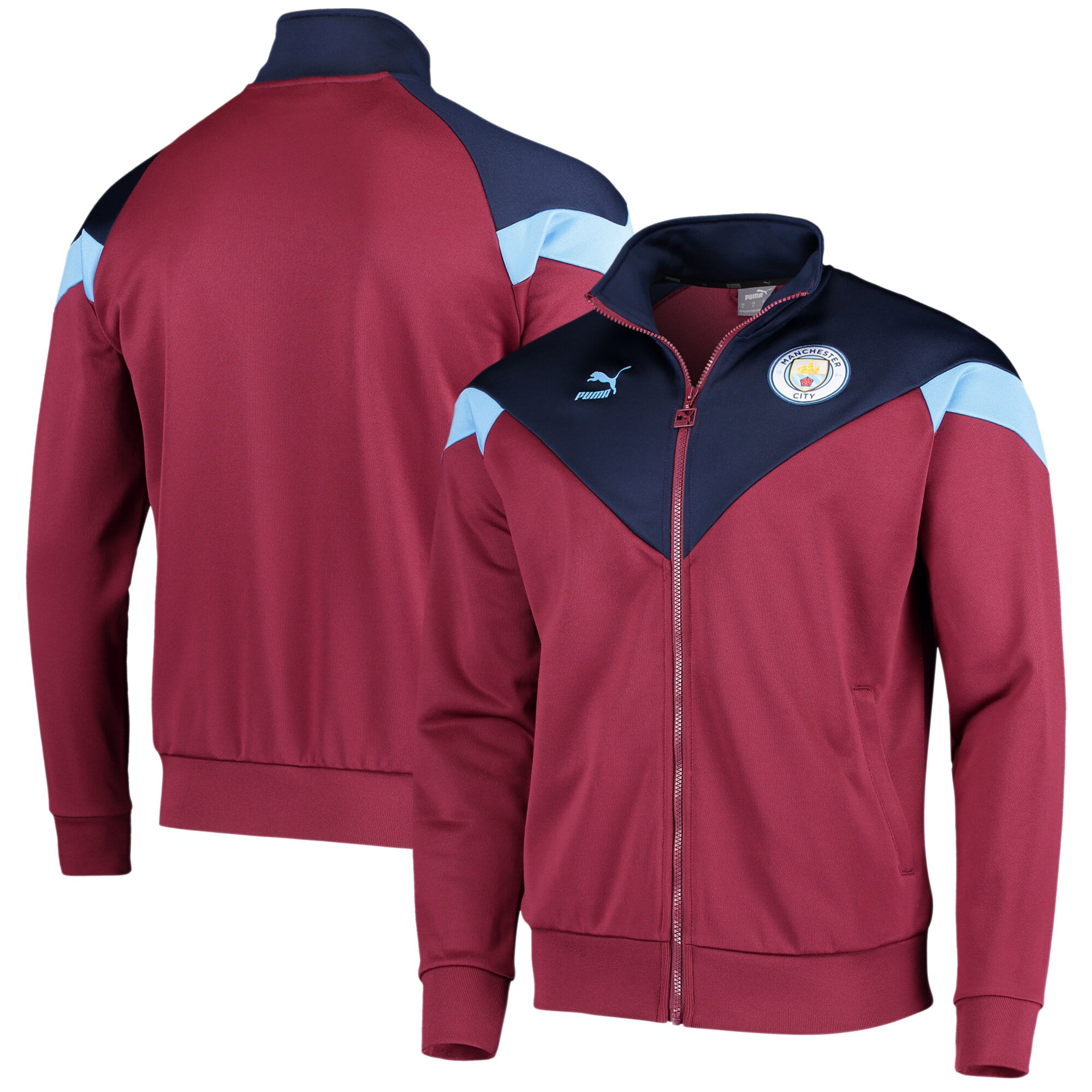 PUMA - Manchester City Puma Iconic Full-Zip Track Jacket ...