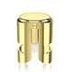 thumbnail image 4 of Tapón dorado para champán, diseñado en Francia, sellador de botellas para cava, prosecco, vino espumoso, prueba de presión de 13 libras (2, dorado) Rojo Verde, 4 of 4