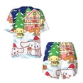 thumbnail image 5 of Lsque Sanrio Women's Short-Sleeved Pajama Set - 2 Piece Soft and Lightweight Sleepwear Set-Small, 5 of 9
