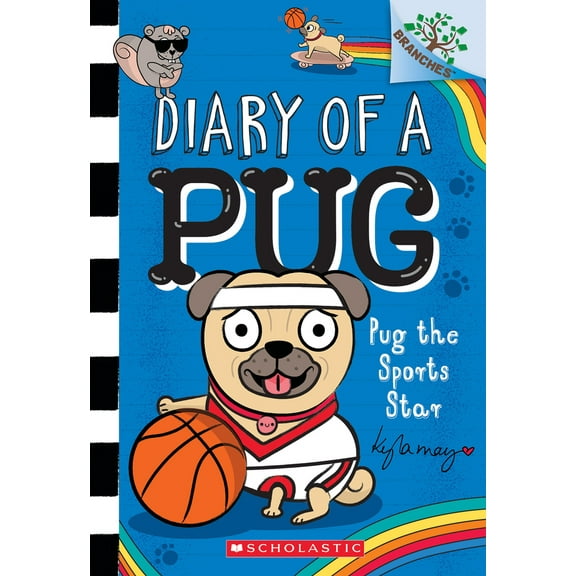 Pre-Owned Pug the Sports Star: A Branches Book (Diary of a Pug #11): Volume 11 (Paperback) 1338877631 9781338877632