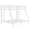 White, variant on Tcbosik Metal Bunk Bed Full Over Full Size, Bed Frame with Built-in Ladder and Full-Length Guardrail, Space-Saving & Noise Reduced, Black