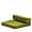 Cl23 - Green, variant on Leewadee Foldable Floor Mattress – 2 in 1 Floor Meditation Mat for Yoga and Relaxation, Seating Futon with Kapok, 20 x 28 inches, Green