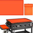thumbnail image 1 of HLONK [Silicone Food Grade Grill Covers] 2-Pack Silicone Griddle Mats for Blackstone - Food Grade  Heat Resistant Grill Covers & Spatula Pad  36” Griddle Top Cover and 16” Accessory Mat S, 1 of 5