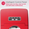 thumbnail image 5 of Frigidaire 26 lbs. Bullet Ice Maker, Retro Ice Machine with LED Indicators, Red, 5 of 12