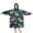 Space Dinosaur with, variant on Wearable Oversized Blanket,Space Dinosaur Pattern Wearable Blanket Hoodie for Adults,Cozy Hooded Blankets with Super Pockets,Super Warm Fuzzy Pullover for Women & Men