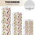 thumbnail image 4 of Brown Mushroom Leaf White Pattern Kitchen Rugs Sets Of 3,Kitchen Runner Rugs Non Skid Washable,Decorative Kitchen Floor Mats for Kitchen,Sink,Laundry,17"x30"+ 17"x47" + 17"x59", 4 of 6