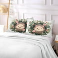 thumbnail image 6 of Cute Little Hedgehog Plush Pillow Case, Zippered Bed Pillow Pillowcases, Super Soft and Cozy Pillowcase Covers for Sleep Decor Giftsation - Queen Size 20x30in, 6 of 7