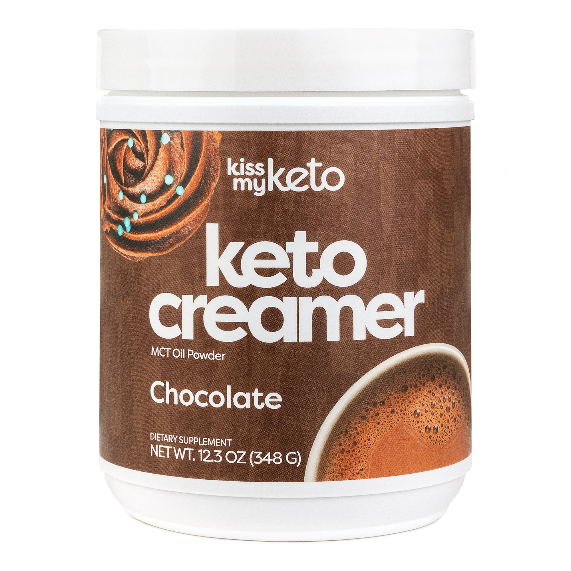 Kiss My Keto Keto Creamer - Chocolate 12.3 oz Pwdr