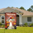 thumbnail image 2 of Amhnf Welcome Duck With Flower Hat Garden Flag For Home Outdoor Garden Yard Decor 12x18 inch, 2 of 5