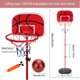 thumbnail image 5 of Aro De BaloncestoAro de baloncesto aro de baloncesto portátil ajustable juego interior al aire libre para niños, 5 of 8