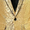 thumbnail image 6 of Suit Jacket For Men Qiggri Sequin Blazer Men-Tuxedo Jacket Sequin Suit Men Sport Coats, 6 of 8