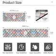 thumbnail image 3 of Yayeee Faucet Mat for Kitchen Sink 30" Diatomite Long Splash Guard Pad, Red Art Pattern, 3 of 7