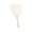 White, variant on Paper Church Fans with Wooden Handle Double-Sided Blank Handheld Fans Round Chinese Style Decorations Fans Craft Hand Fan for diy Crafting Painting, Decorations, Dancing Performance Props