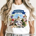 thumbnail image 2 of Artistic Washington State Themes and Landmarks T-Shirt, Tee for History and Travel Lovers, 2 of 6