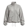thumbnail image 3 of Hurxie Womens Half Zip Pullover Sweatshirt Long Sleeve Quarter Zip Sweatshirts Mock Neck Soft Casual Fall Sweatshirts, Daily Wear, 3 of 7