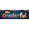 thumbnail image 3 of LUUFILx Mr ONEDerful Birthday Party Backdrop Banner Decorations Photography Props Happy Background Banner Supplies Balloon Theme Celebrations, 3 of 7