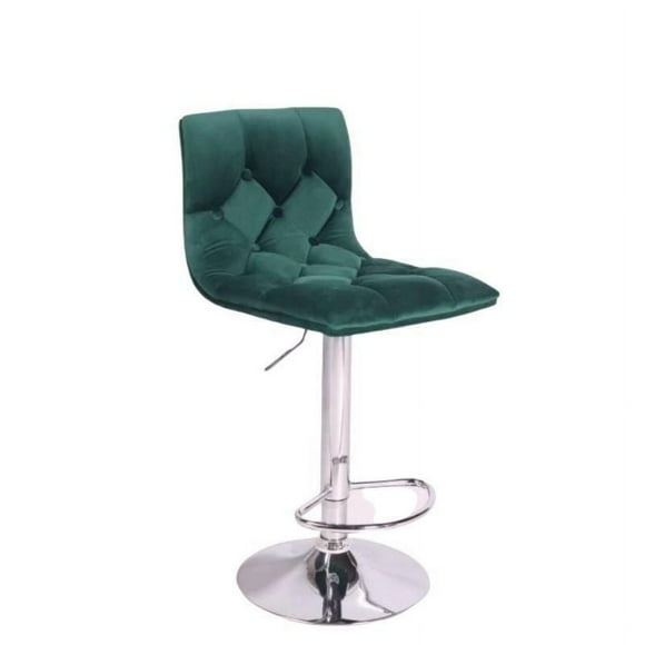 Plata Import Alan Adjustable Stool in Green