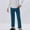 Blue, variant on OGLCCG Boys Dress Pants High Waist Straight Leg School Uniform Pants for Teens Solid Color Formal Flat Front Pants 2-18 Years