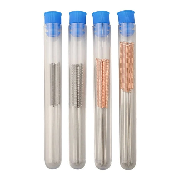 40Pc Stainless Steel Nozzle Cleaning Needle Kit For 3D Printer 0.2/0.4/0.6/0.8Mm