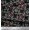 Black, variant on Soimoi Silk Fabric Damask Ethnic Print Fabric by Yard 42 Inch Wide