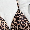 thumbnail image 7 of REDARER Girls 3-Piece Leopard Print Halter Bikini Swimsuit with Ruffle Sarong Bathing Suit for Big Kids Teens,10-11 Years, 7 of 7