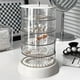 thumbnail image 1 of Joyero Transparente, Almacenamiento Giratorio Multicapa, Diseño Compacto, Ahorra Espacio, Organizador de Anillos, Pendientes, Accesorios para El Cabello, Decoración para El Hogar, Construcción Durade, 1 of 7