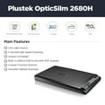thumbnail image 2 of Plustek OpticSilm 2700 - High Speed Flatbed Scanner, 3sec Fast scan Speeds. Compact Design for Home and Home Office. Support Windows and Twain, 2 of 8