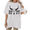 White-1, variant on UNISHE Women's Longhorn Skull Howdy Western Cowgirl Minimalist Print Short Sleeve T-shirt Relaxed Fit