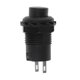 thumbnail image 5 of 10Pc 125V 3A 250V 1.5A Interruptor de botón negro momentáneo Baoblaze, 5 of 8