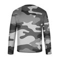 thumbnail image 4 of Fengyings Clearance Mens Long Sleeve Shirts Crew Neck Casual Tee Shirts Regular Fit Pullover T-Shirts, 4 of 5