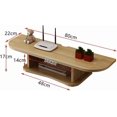 thumbnail image 2 of Wall Mounted TV Cabinet Wall Shelf Floating Shelf TV Console TV Stands Multimedia Storage Shelf Display Shelf Bedroom Living Room Decoration Shelves Bookshelf Goods Rack TV Bracket, 2 of 4