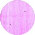 thumbnail image 1 of Ahgly Company Indoor Round Solid Purple Modern Area Rugs, 5' Round, 1 of 4