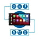 thumbnail image 3 of JENSEN J3CA7W-BUC Apple CarPlay Android Auto certificado de 7 pulgadas con cable o inalámbrico | Radio estéreo para coche con pantalla táctil de doble DIN | Bluetooth | Cámara de respaldo incluida | R, 3 of 5
