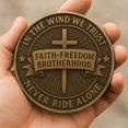 thumbnail image 4 of Moneda De La Suerte Para Motociclistas, Talismn Feng Shui, 100 Cobre, 6, 35 Cm De Dimetro, Para Proteccin De La Moto, Amuleto Antirrobo, Talismn Religioso, Proteccin Para Viajes, Metal, UKHBMC, 4 of 8