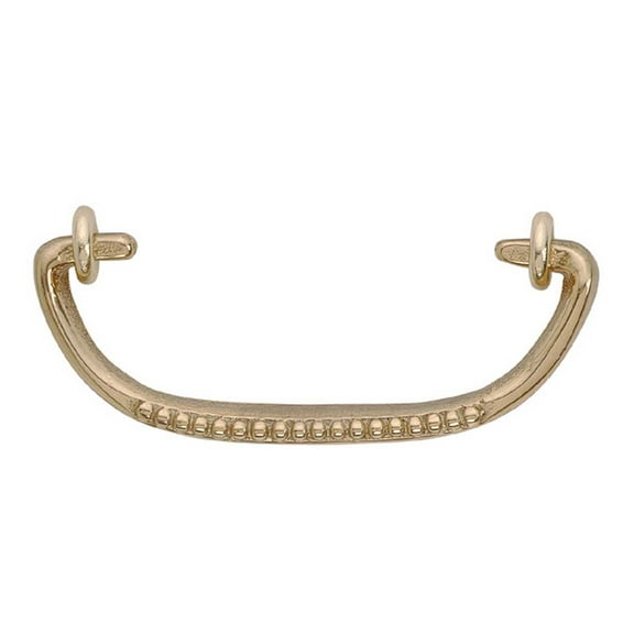 Kitchen Cabinet Door Pull Solid Brass Dimpled Bail Replacement Renovators Supply