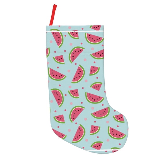 Vsdgher Watermelon Christmas Stockings 18 inch Large Kids Stocking Bags Hanging Socks for Christmas Decor Decorations