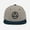 Heather Grey/ Navy, variant on AA NA lg Circle Triangle Black Logo Clean Sober 12-step Recovery Support Gift Modern Snapback Hat (Silver)