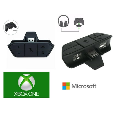 Official Genuine Microsoft brand Xbox One Stereo Headset Adapter (Bulk Packaging)
